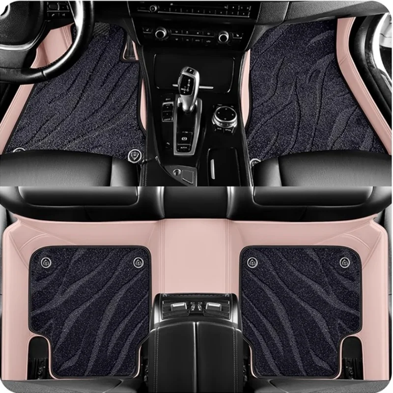 

Двухслойные 5D автомобильные коврики на заказ для VW Golf GTI, авто ковры, подставки для ног, автомобильные аксессуары
