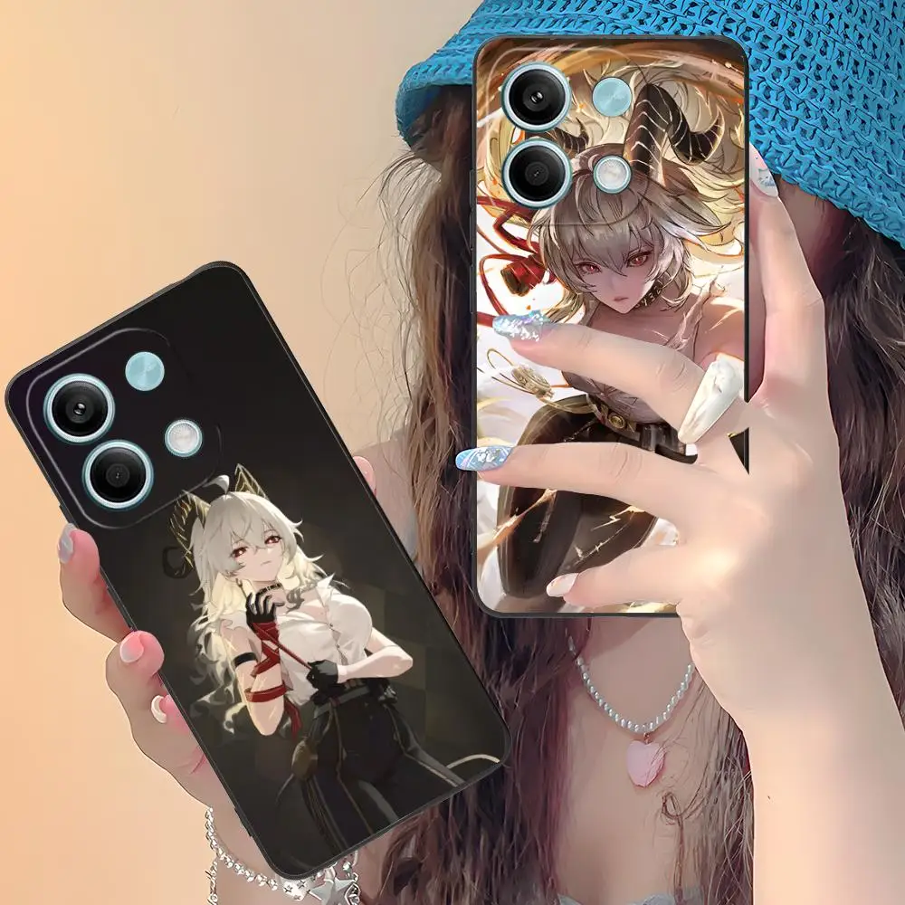 

Wuthering Waves Zani Phone Case for Xiaomi Redmi Note 14 13 12 11 A5 3 2 1 Pro Plus 4G 5G Colour Printing Protective Smartphone