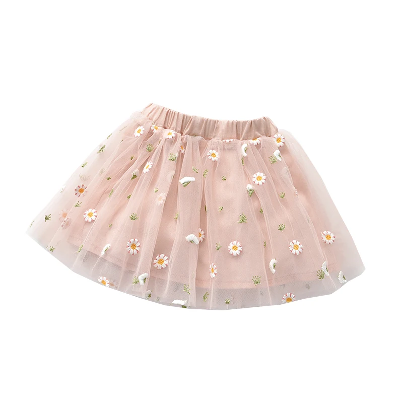 Summer Baby Girls Short Skirts Korean Children\'s Princess Skirts Children\'s Mesh Dance Skirts Baby Puff Skirts