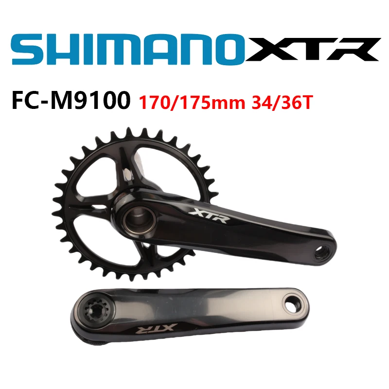 

Shimano XTR Series FC-M9100 Crankset Chainwheel 170/175mm 34T/36T For MTB Mountain Bike 12 Speed Original Shimano Bicycle Part