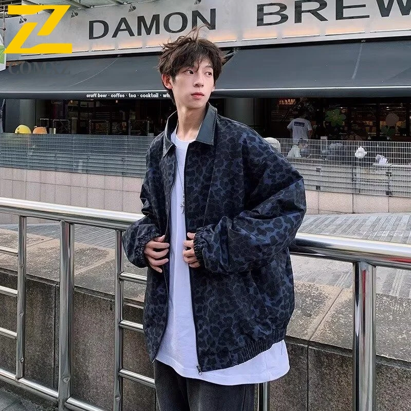 

COMXZ Male Motorcycle Jacket Fashion Classic Travel Windproof Leather Overcoat Outdoor Casual Comfortable Spring Autumn Coat​