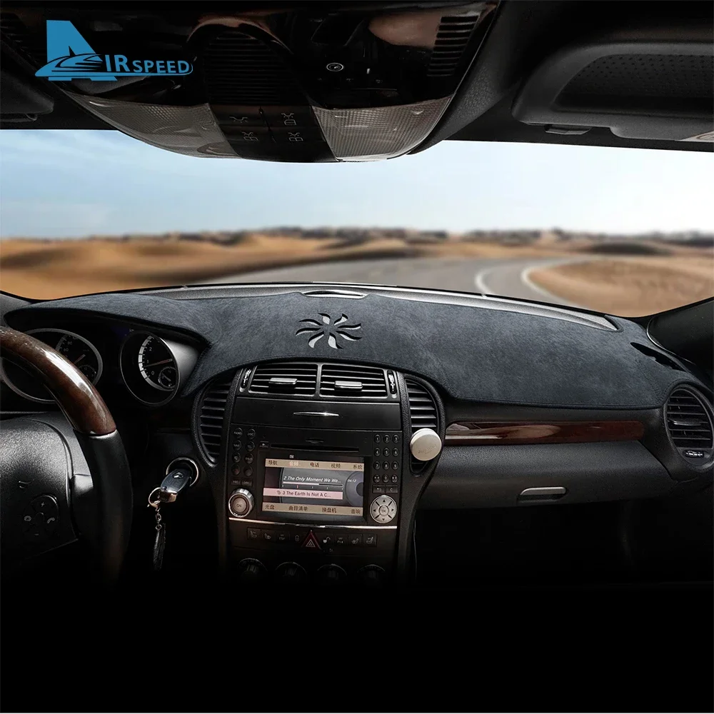 For Mercedes Benz SLK R171 2004 2005 2006 2007 2008 2009 2010 Premium Flannel Car Dashboard Cover Avoid Light Pad Mat Anti-UV