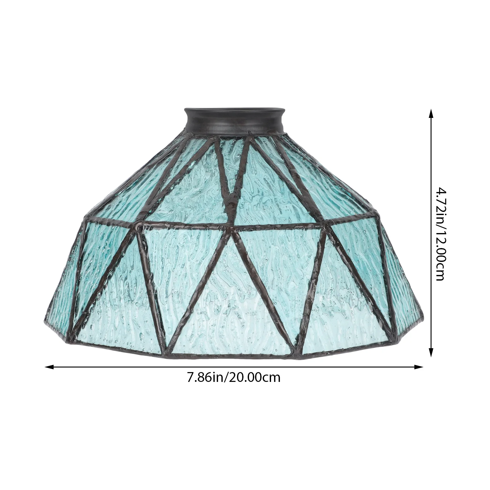 أنيقة الزجاج قلادة ضوء الظل خمر نمط السقف عاكس الضوء أنيق الزخرفية التبعي قلادة ضوء الظل #6