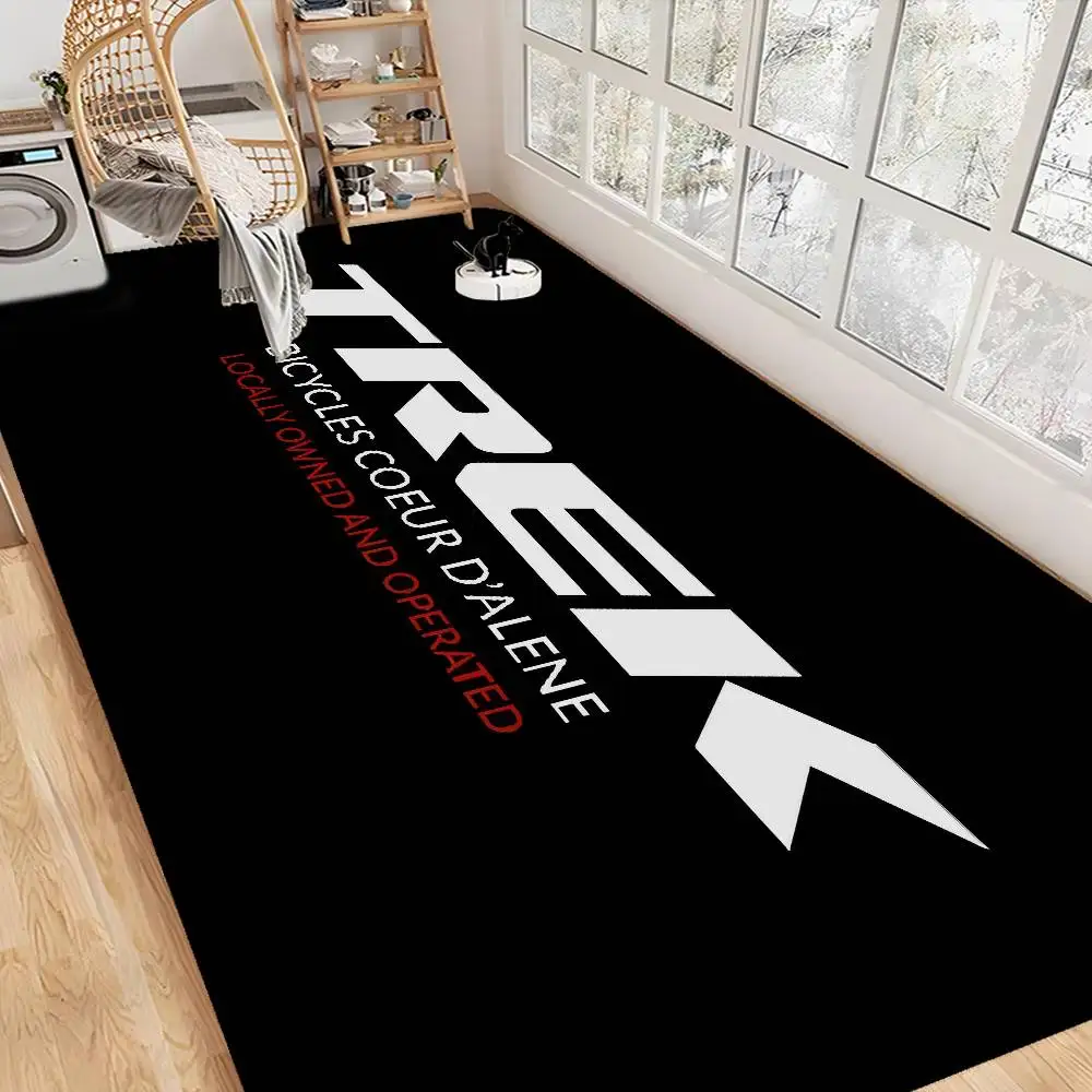 T-TREKS Bicycle Door Mat Kids Room Bedroom Decoration Balcony Anti-Slip Doormat Living Room Doormat Area Rug