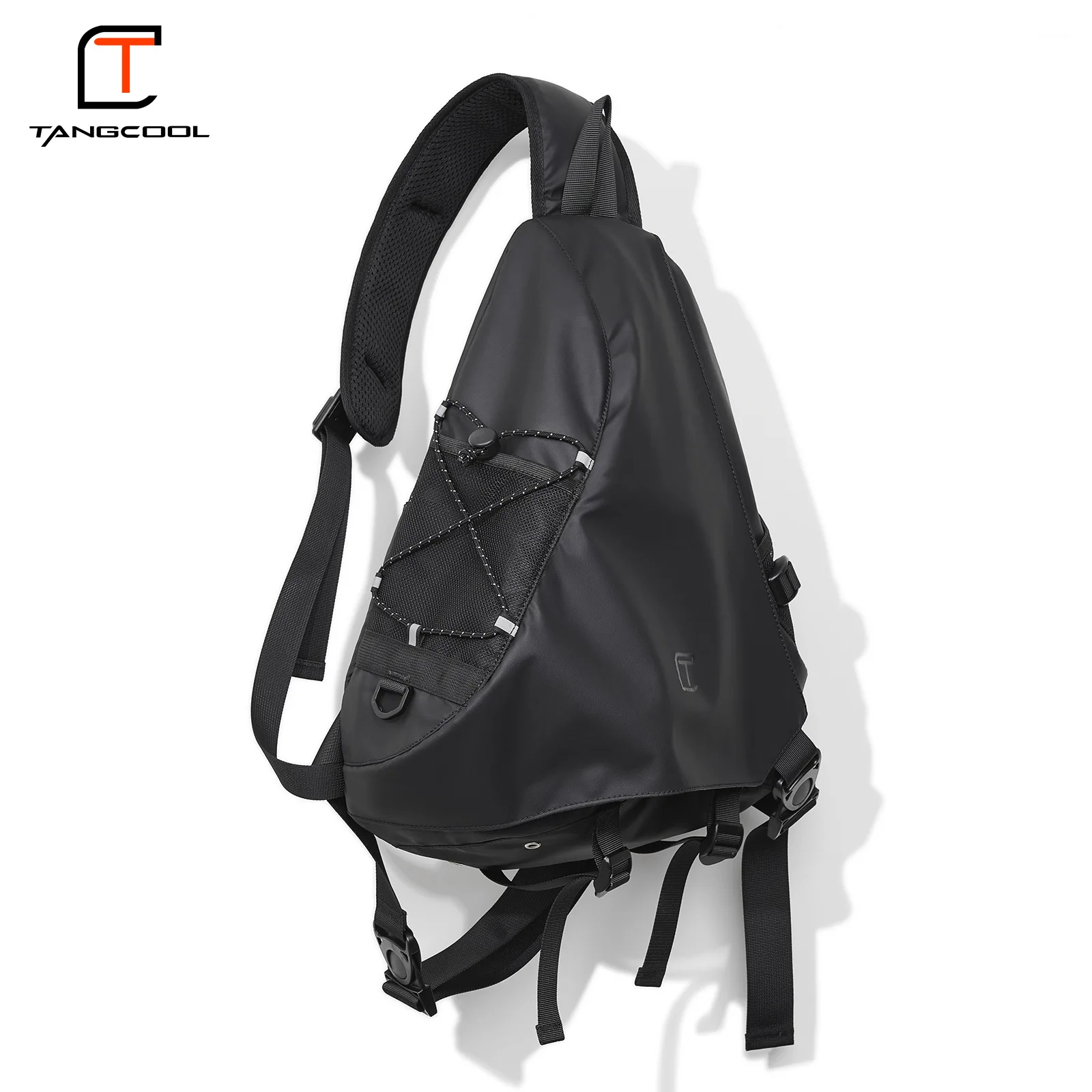 

Fashion Casual Men Wterproof Large Capacity Multifunctional Sling Chest Bag Fashion Simple Shoulder Crossbody Bag