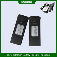 Original Battery For Xiaomi S2S Drone 3.7V 2000mAh Rechargeable Li-po Battery Packs For S2S 8K RC Quadcopter Spare Parts