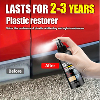 Automotive plastic repair kits, plastic crystal coating refurbishment and reduction agents