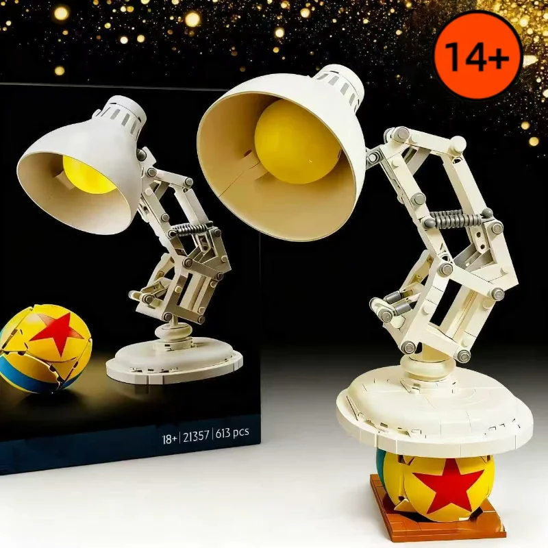 Disney FIT 21357 lampe chambre décor blocs de construction modèle créatif briques à monter soi-même 613 pièces jouets pour enfants cadeaux d'anniversaire de noël