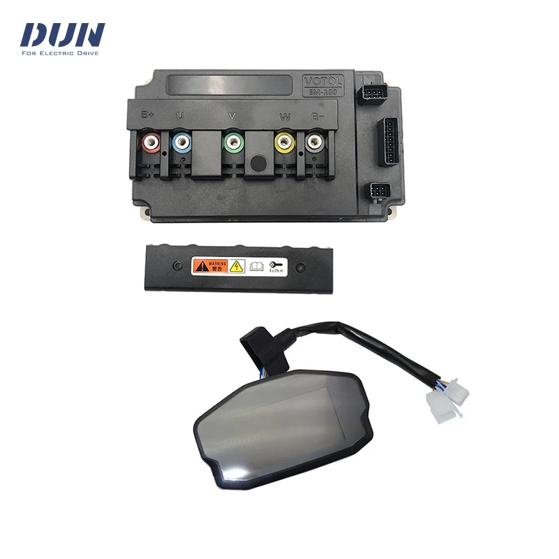 

EM100 72V 130A Boost Current BLDC Controller with DKD Display For QS Mid Drive 2000W Wheel Hub Motor