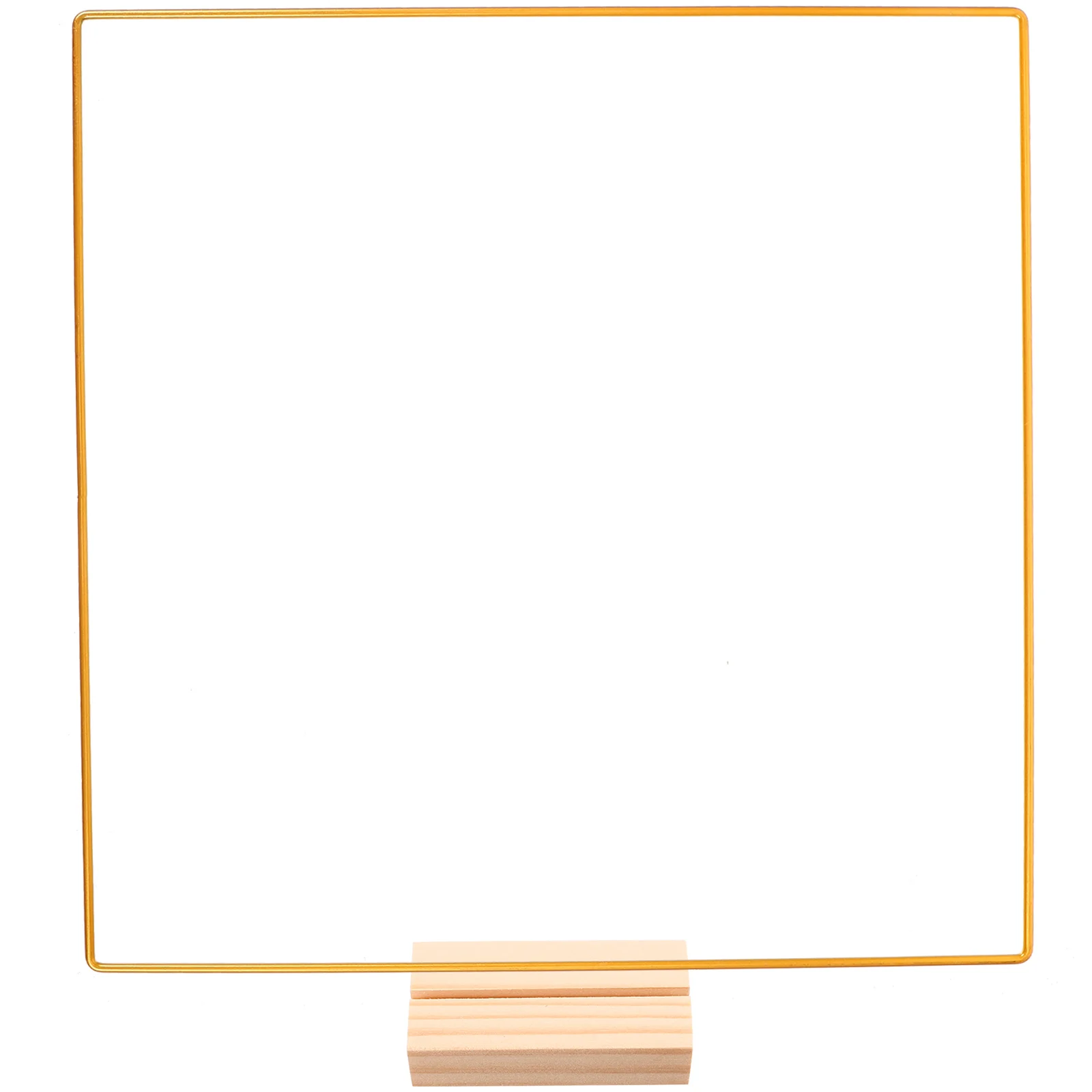 

Multifunction Wedding Garland Ornaments Baby Room Decor Wood Wreath Floral Hoop Centerpiece with Stand