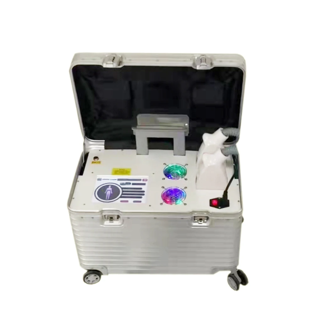 

New Portable 1064 532 1320nm ND YAG Laser Spots Tattoo Removal 808 Hair Eyebrow Pigment Trolley Case Picosecond Beauty Machine