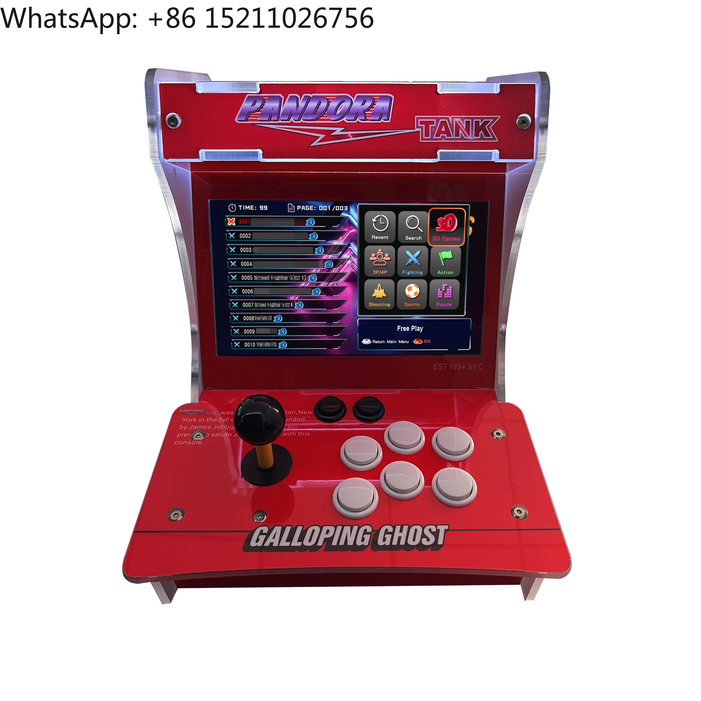 Dois jogadores lutando contra  - Arcade Game Cabinet avaliação e preço