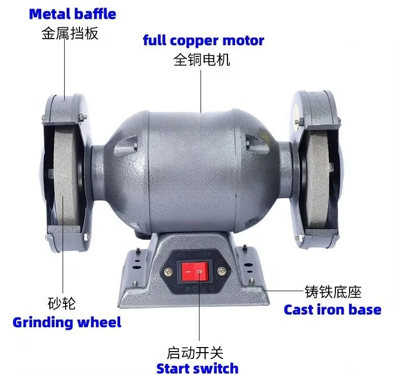 مطحنة مقاعد البدلاء الأوتوماتيكية الصناعية آلة طحن تلميع المعادن عالية الكفاءة للاستخدام المنزلي