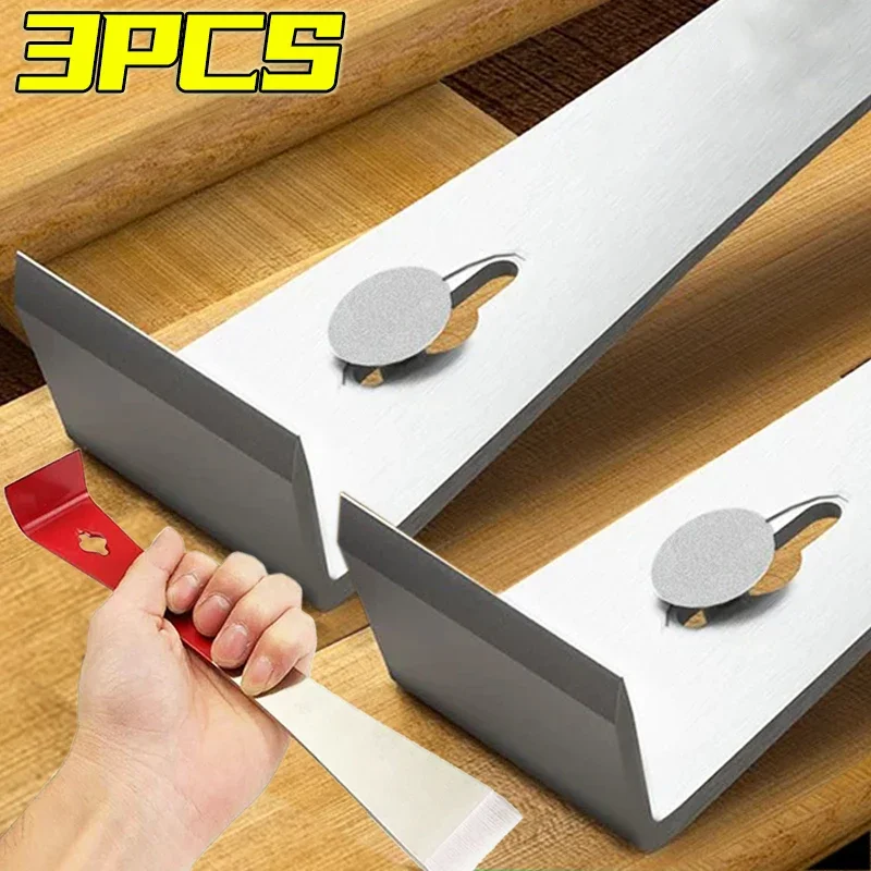 

3 In 1 Stainless Steel Pry Bar Flat Head Multifunction Woodworking Scraper Lever Wooden Board Dismantling Spatula Nail Lift Tool