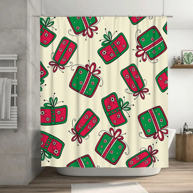 

Занавеска для душа с цветочным принтом TU, винтажный ботанический принт, водонепроницаемая ткань, декор для ванной комнаты, стиль фермерского дома, моющаяся подкладка