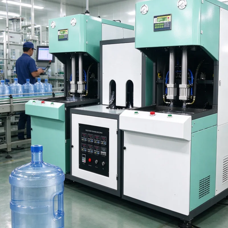 Customized Water Bottle Blow Molding Machine, Stretch Molding for PET Plastic Drinking Bottle Production