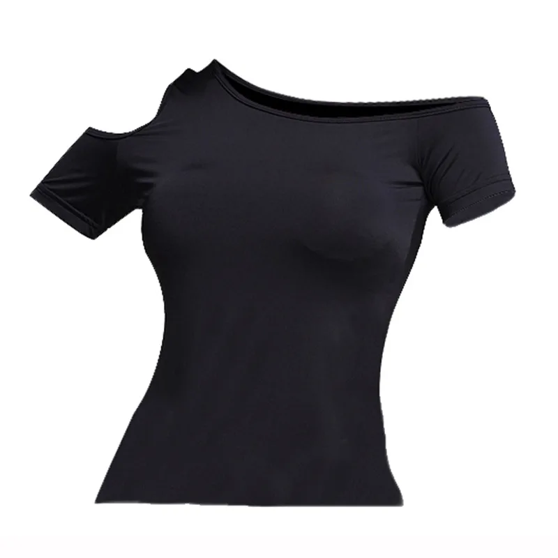 Top de baile latino de 3 colores para mujer, traje de baile cuadrado ahuecado con espalda Modal Sexy, ropa de práctica de baile, traje de Fitness para adultos