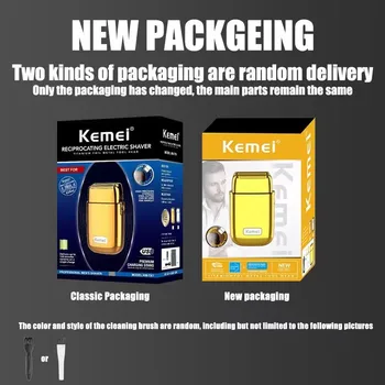 Kemei TX1 dobíjecí kovový holicí strojek Pro muže vlasy, vousy, plešatý holicí strojek dokončovací strojek na blednutí 8 nejlepší prodej Kemei TX1 - №1