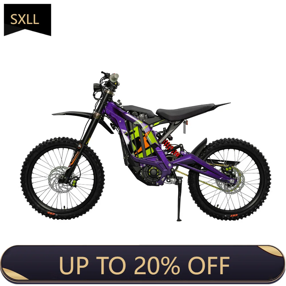 

SXLL Adult high-speed 6000 watts off-road electric bicycle single-speed 72v generation 72v lithium battery brushless motor steel