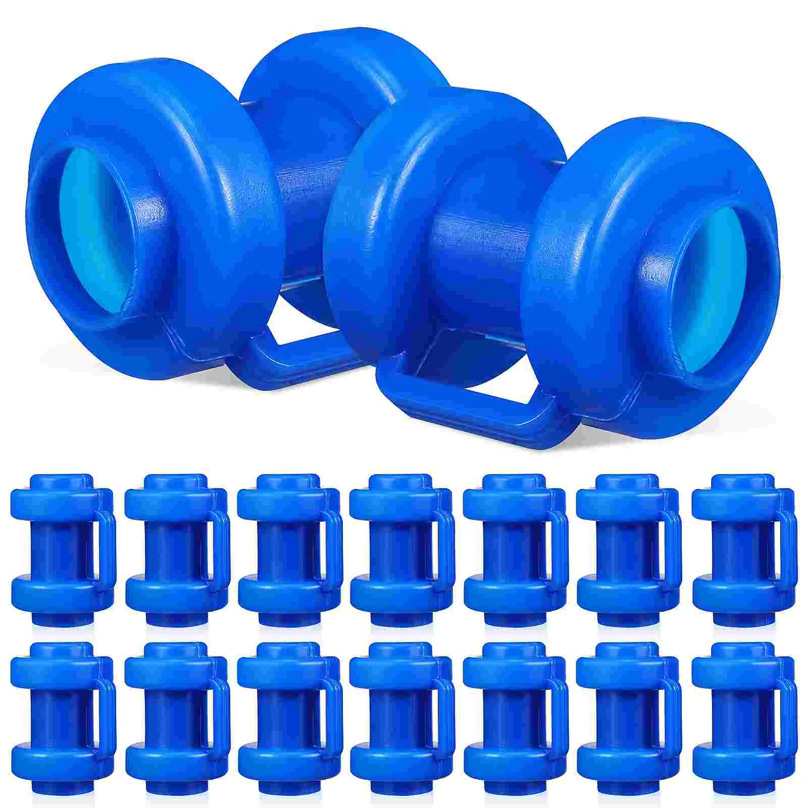 

16 Pcs Trampoline Parts Small Caps Supplies Enclosure Abs Plastic Accessory Baby