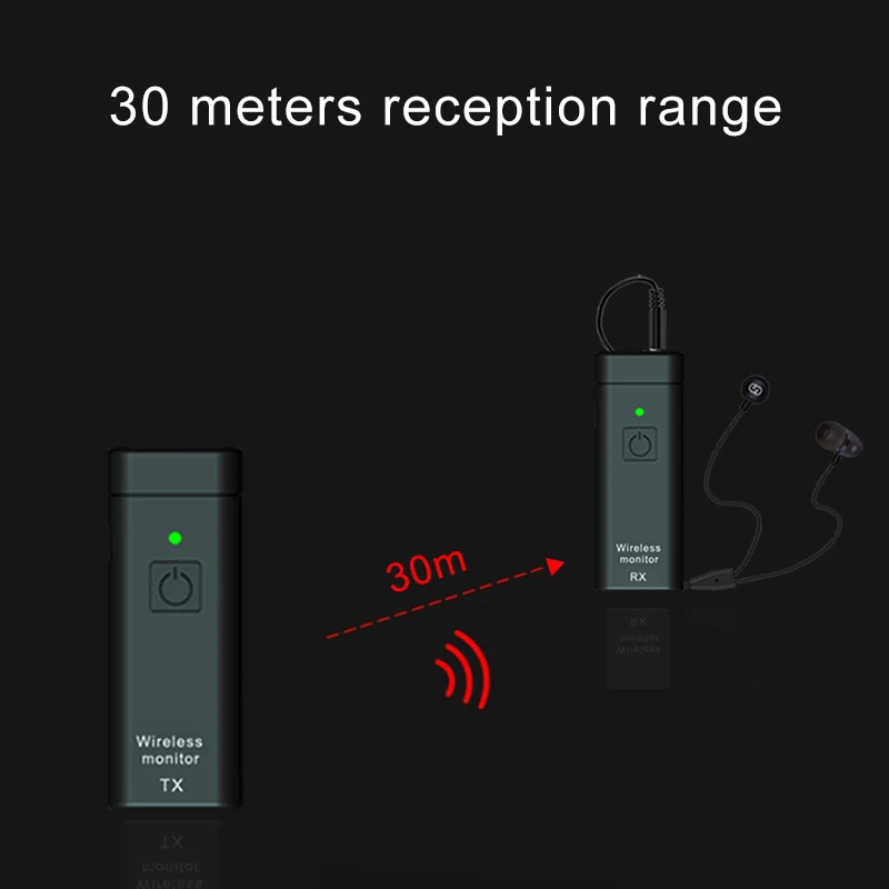 Wireless Monitor Singer Stage Return Music Accompaniment Audio Host Speech Sound  Real-Time Return To In Ear Monitor System