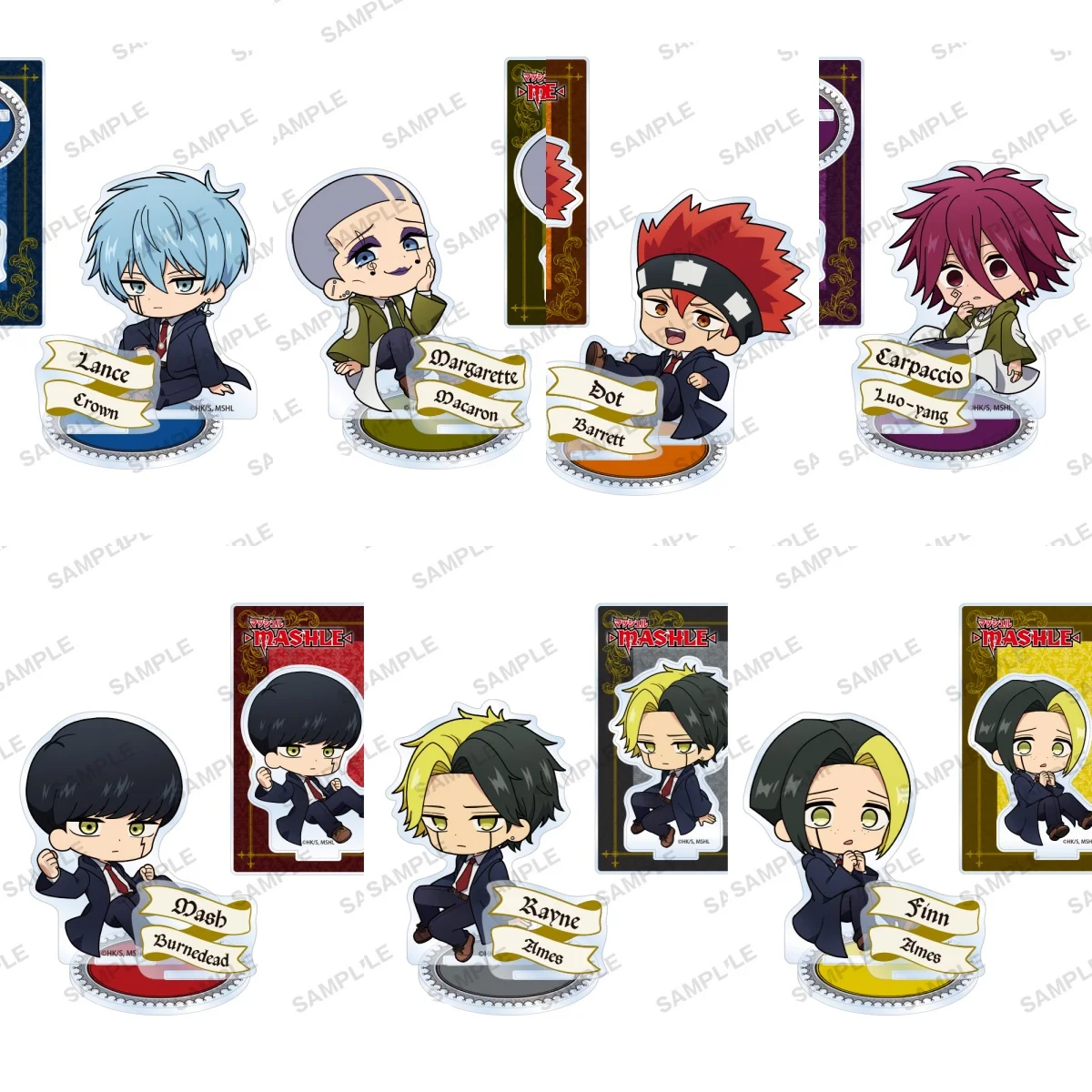 10cm Anime Magic and Muscles Season Acrylic Keychain Model Cosplay Characters Ornament Accessories Goods Collection Gift