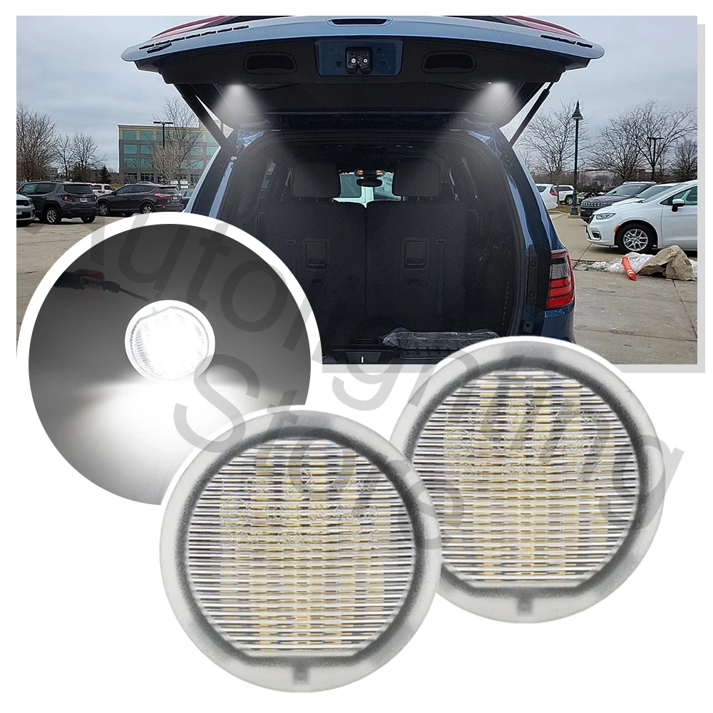 

LED Luggage Compartment Gate Light Trunk Boot Lamps Interior Courtesy Lights For Jeep Grand Cherokee Commander XK Dodge Durango