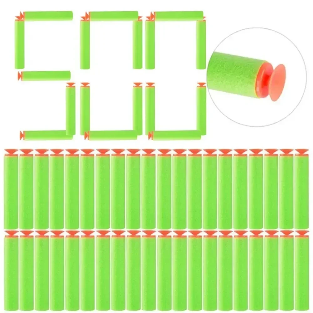 Fléchettes pour fléchettes à aspiration, 7.2cm, 100/1000 pièces, recharge Compatible, jouet, pistolet, balles pour série, cadeau pour enfants