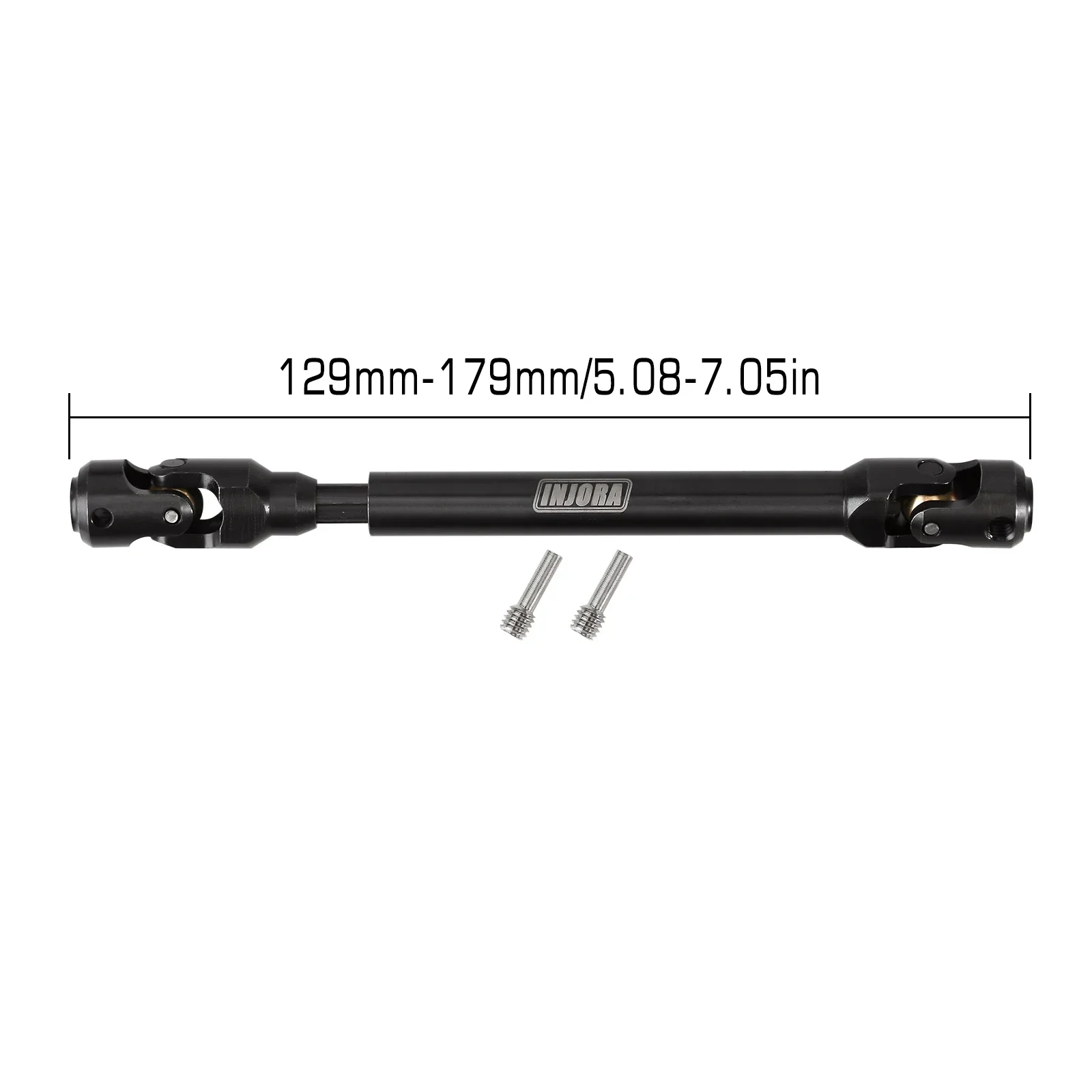 INJORA Stalen Zware Aandrijfas voor 1/10 RC Auto Crawler Axiale SCX10 90046 AXI03007 TRX4 Redcat Gen8