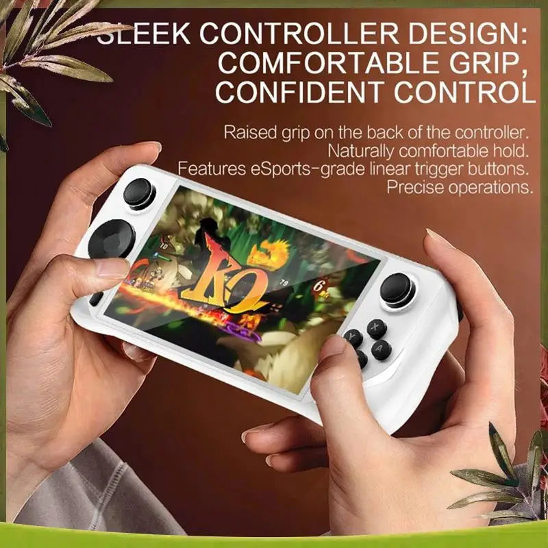 

New-E6 Handheld Game Console With Dual 2.4G Wireless Controller 32GB 6000+Games Support For GBA GBC PSP PS1 N64 C