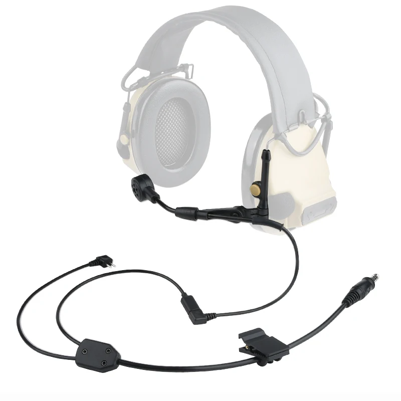 WADSN Push-to-Talk táctico inalámbrico para auriculares C3 Airsoft