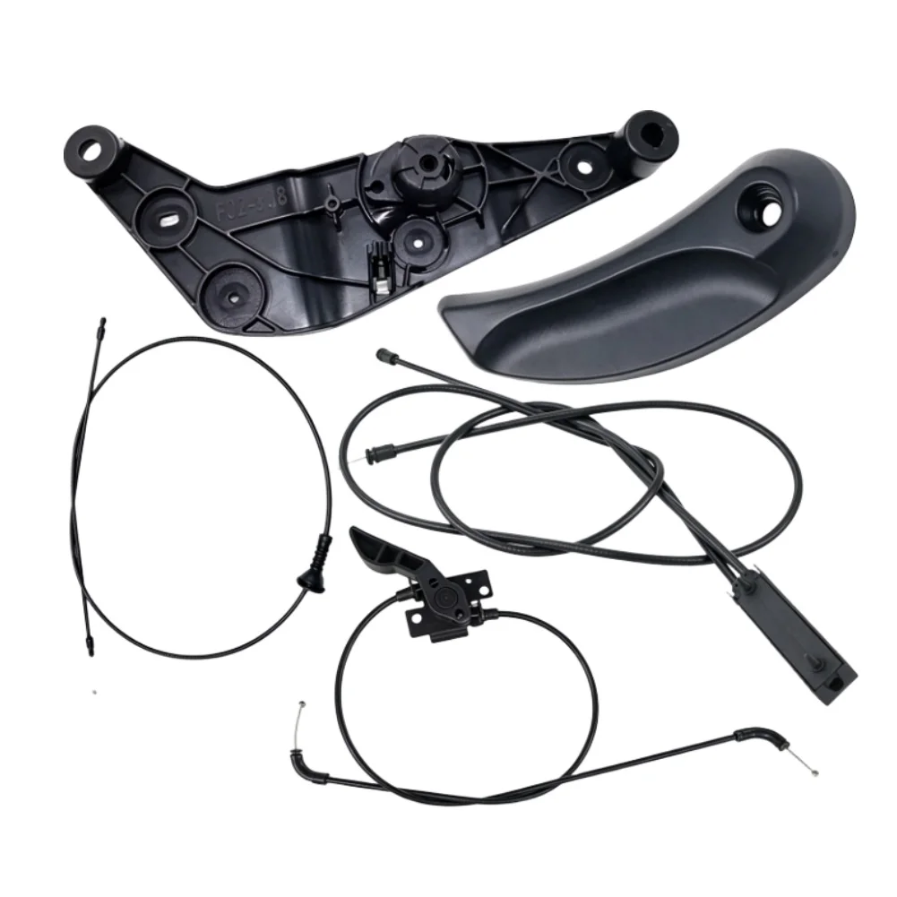 3 or 5 Piece Hood Release Handle Kit with Cable for BMW 5 Series F11 F07 6 Series F06 F13 7 Series F02 F04 2009-2016