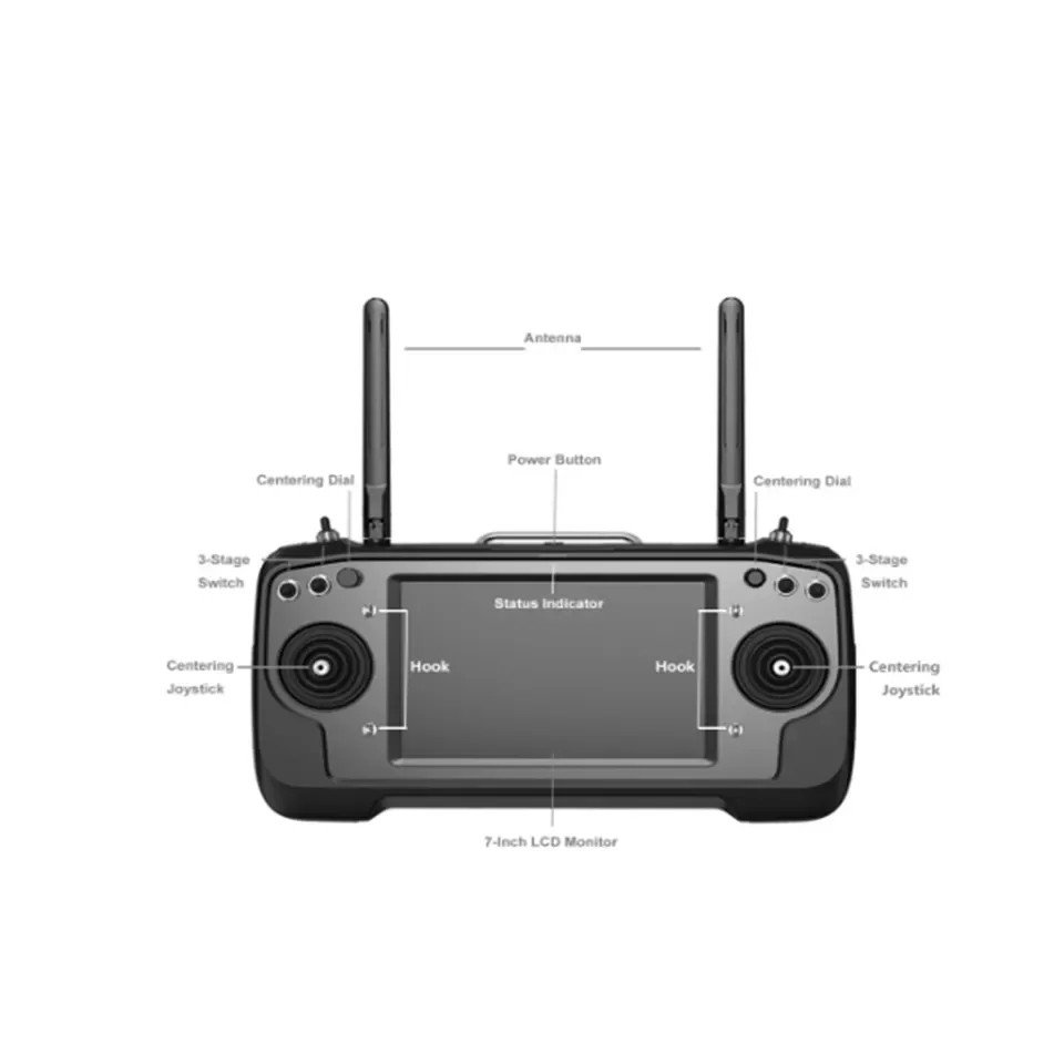 for Arrival SIYI MK32 Smart remote Controller 7 Inch HD High Brightness LCD Touchscreen transmitter  remote   for drone