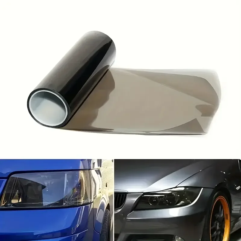 

30x100cm Car Headlight Color-Changing Vinyl Warping Film Waterproof Motorcycle Sticker Dynamic Gradient Switch Lamp Body Decal