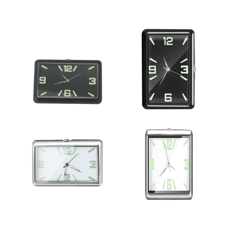 Car Dashboard Mini Clocks Automotive Car Clocks Refit Interior Luminous Watches Dropship