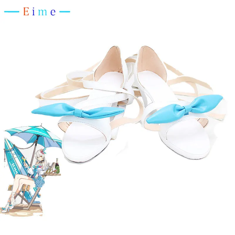 Game Honkai Impact 3 Kiana Kaslana Cosplay Shoes Halloween Carnival Boots Cosplay Prop PU Leather Shoes Custom Made