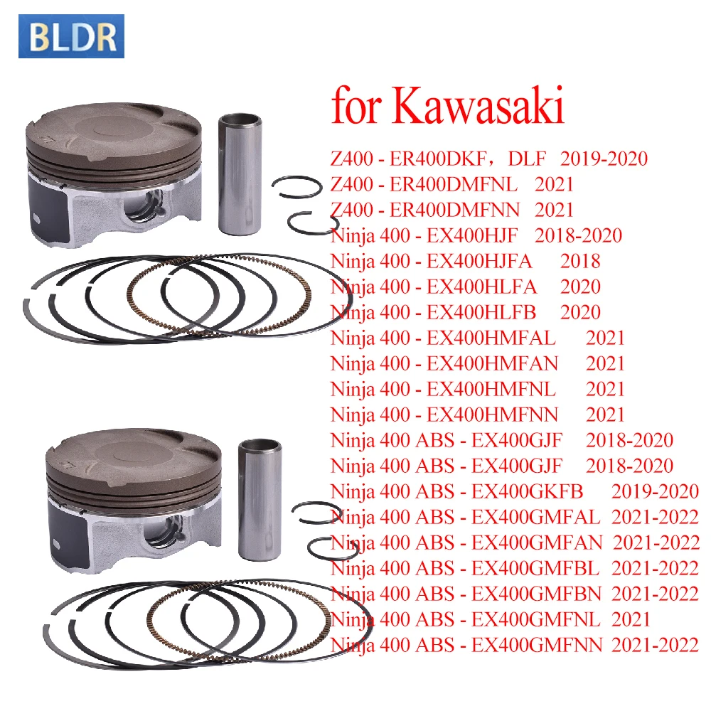

2set 70mm Motorcycle Engine Cylinder Piston Rings 13001-0790 for Kawasaki Z400 ER400 DMFNN Ninja 400 Ninja 400 ABS EX400GMFAN