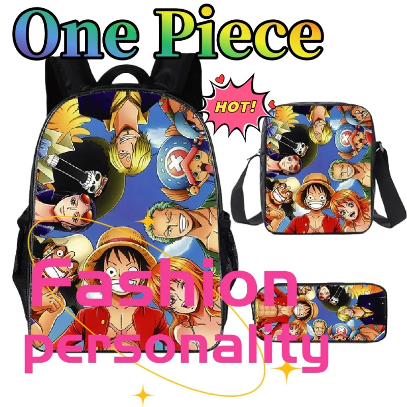 

One Piece backpack, cute and stylish, suitable for male and female students, double-shoulder bag, a birthday gift for friends