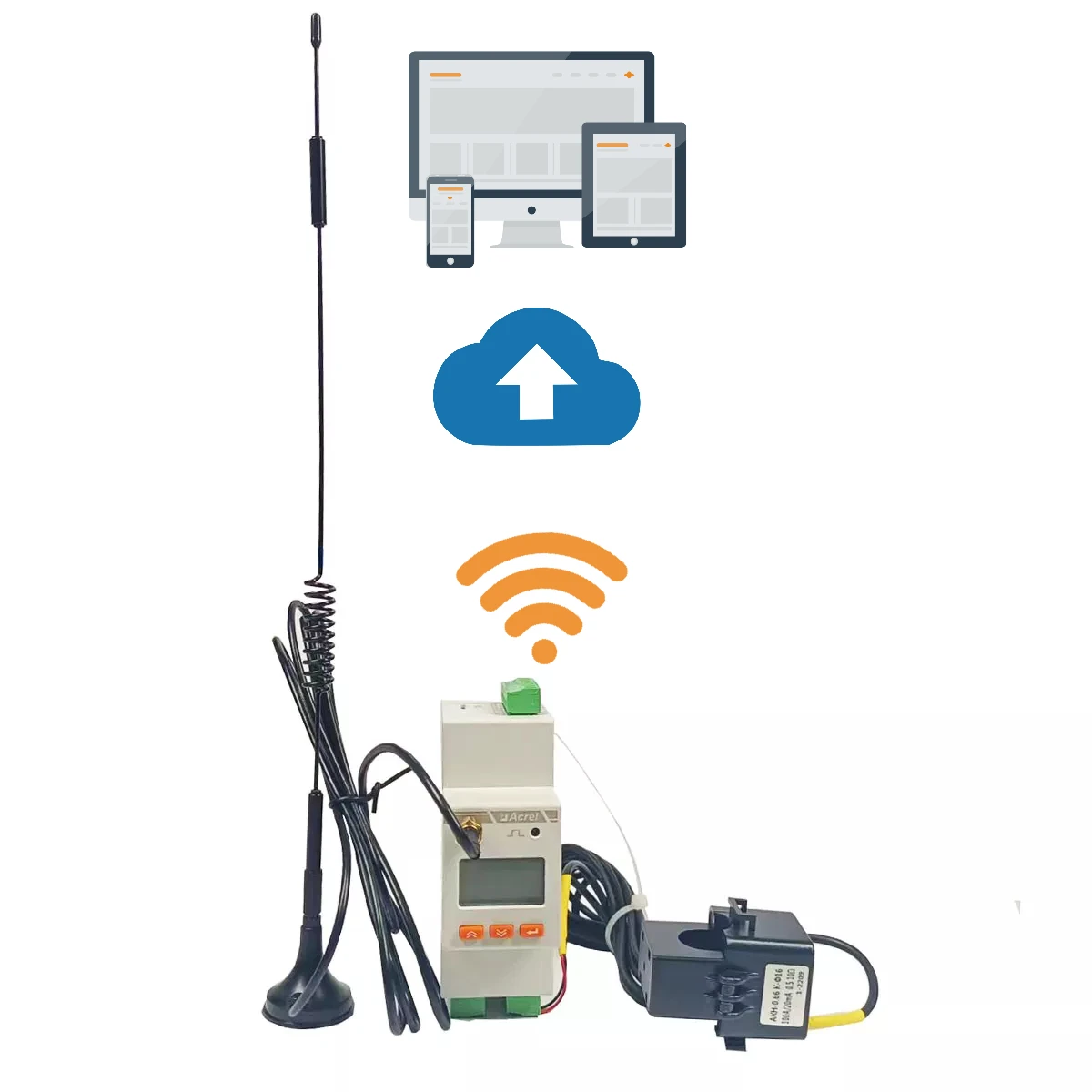 

Acrel ADW310 Support WIFI 4G Communication Single Phase Energy Meter For Energy Consumption Monitoring