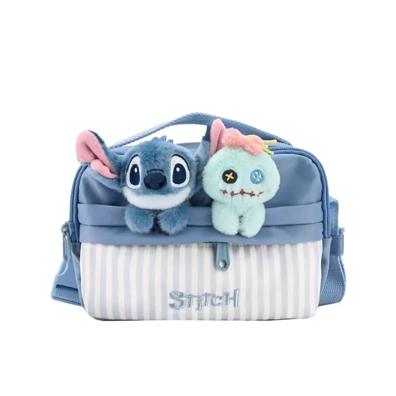 New Lilo & Stitch Shoulder Bag Cartoon Stitch Crossbody Bag Cartoon Anime Casual and Fashionable Daily Versatile Commuting