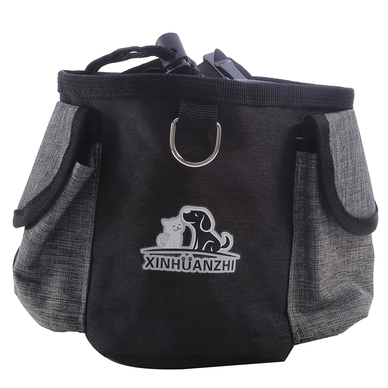 Portable Feeding Outdoor Pet Dog Treat Pouch Portable Dog Training Bags Pet Snack Food Container Puppy Snack Reward Waist Bag