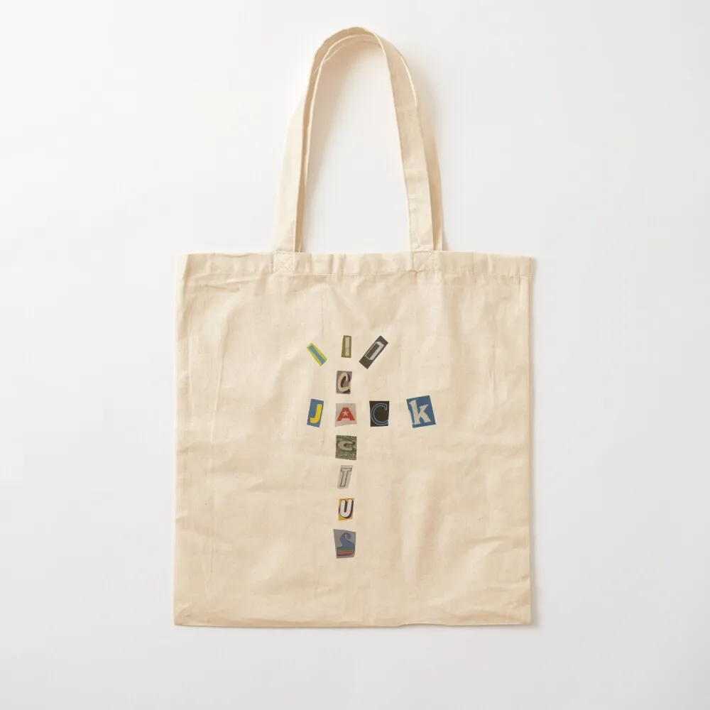 Cactus Jack logo cut out Tote Bag female bag reusable shopping bag Women's bags Shopper
