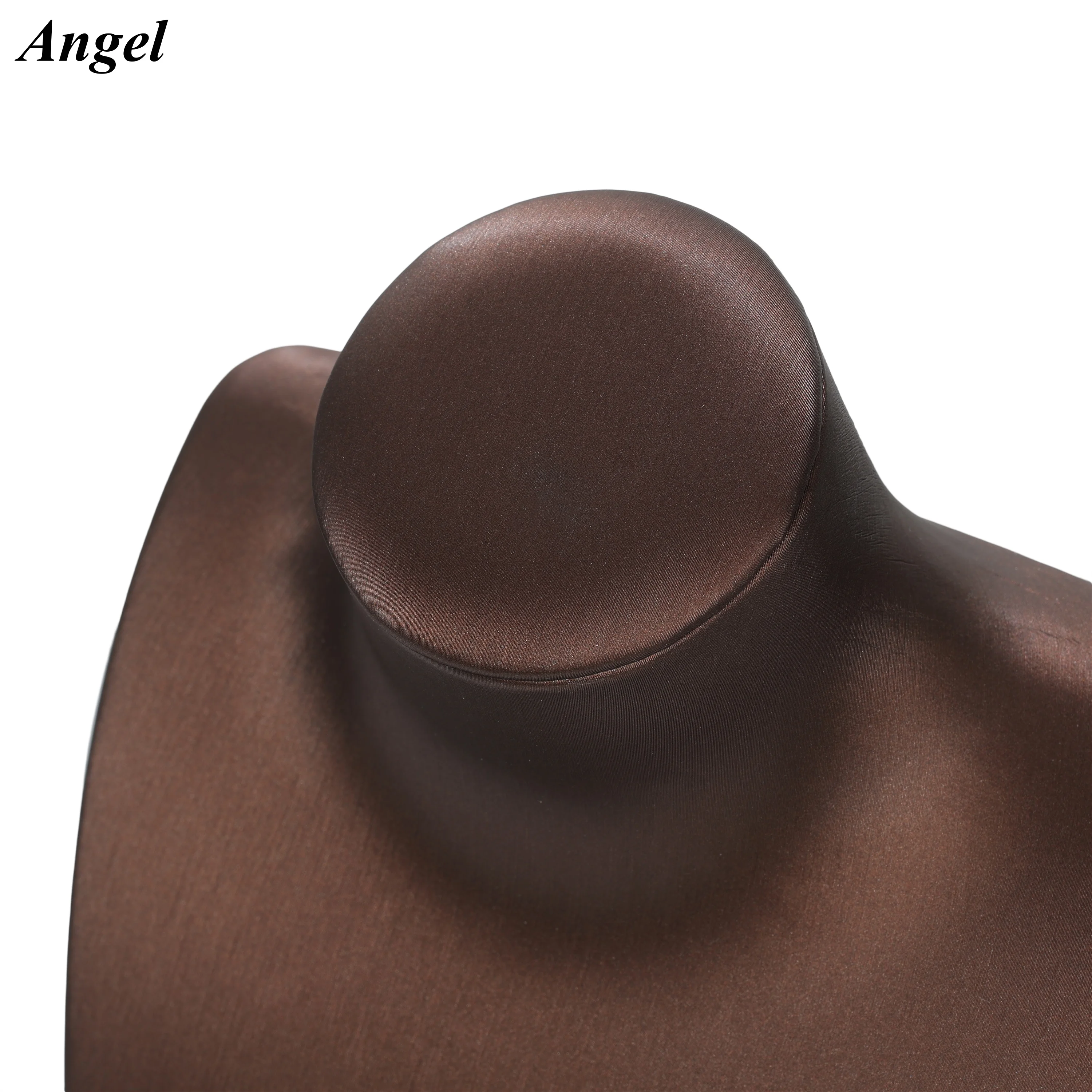 

PU Leather Jewelry Display Stand,Luxury Portrait Neck Bust Model for Necklace Pendant Rack, Photo Props & Shop Display Organizer