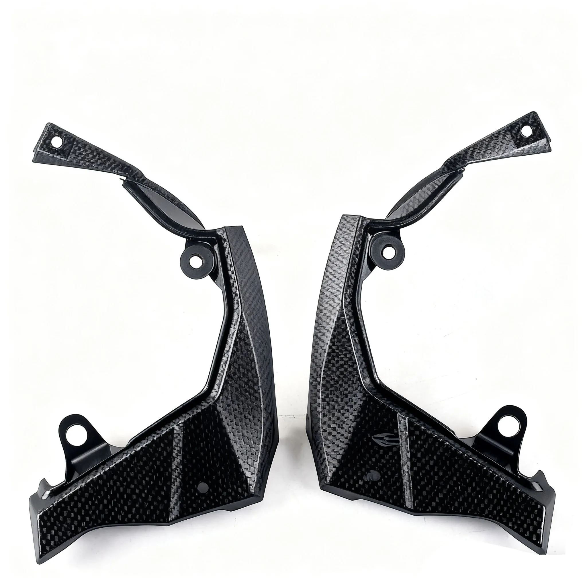 ABS Plastic Carbon Fiber Color Motorcycle Fairing Cowling Panel for KAWASAKI NINJA ZX6R 636 2019-2022 Side Front Inner Guard