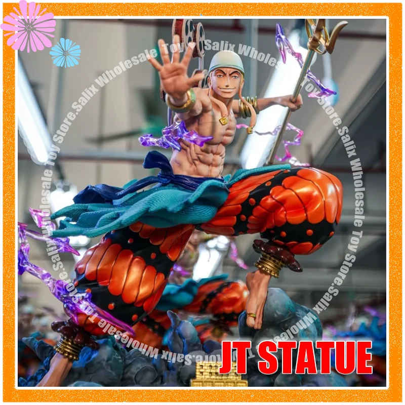 

In Stock Jt Statue One Piece Enel Thor Enilu Gk Pvc Figurine Statue Fully Spray-Painted Collection Modle Figure Figurine