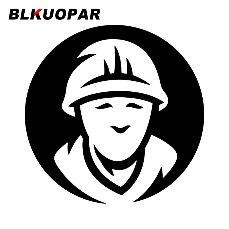

BLKUOPAR Builder Man Car Sticker Personality Sunscreen Decal Occlusion Scratch Laptop Motorcycle Graphics Car Accessories