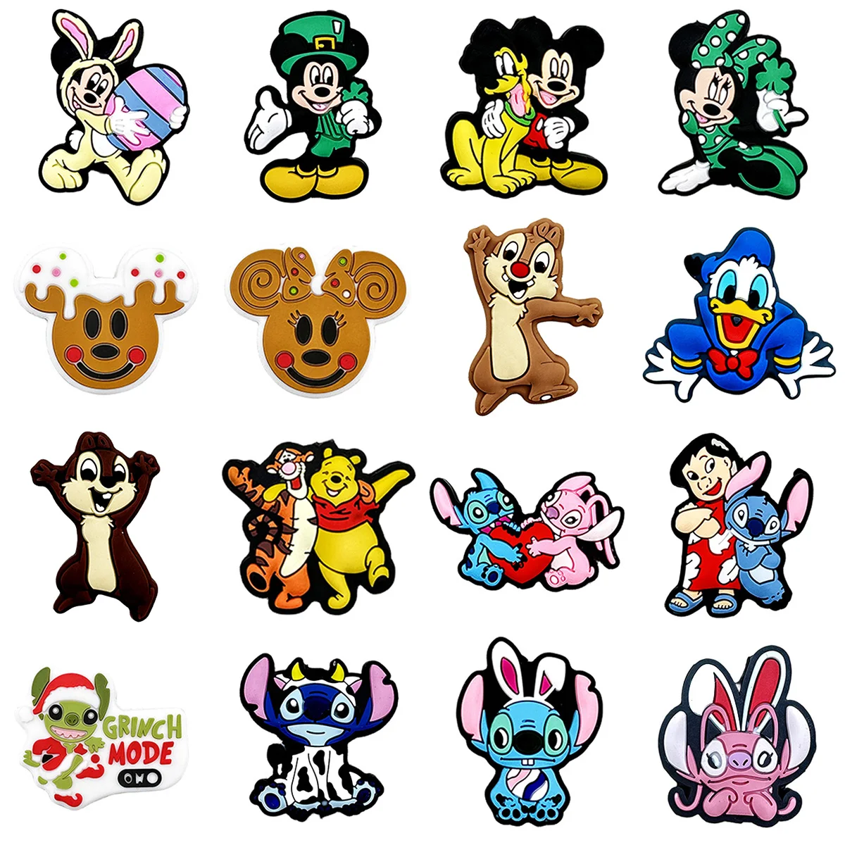 

10pcs Cartoon Character Silicone Focal BeadsCute Animal Silicone Beads for DIY Jewelry Making Pen Necklace Bracelet Accessories