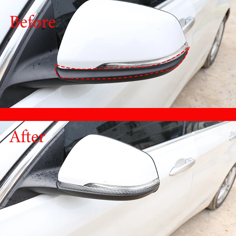 

Car Wing Mirror Caps Trim Sticker Rear View Mirror Decoration Strip For BMW 1 2 Series F52 F45 X1 F48 X2 F39 Z4 G29 2014-2026