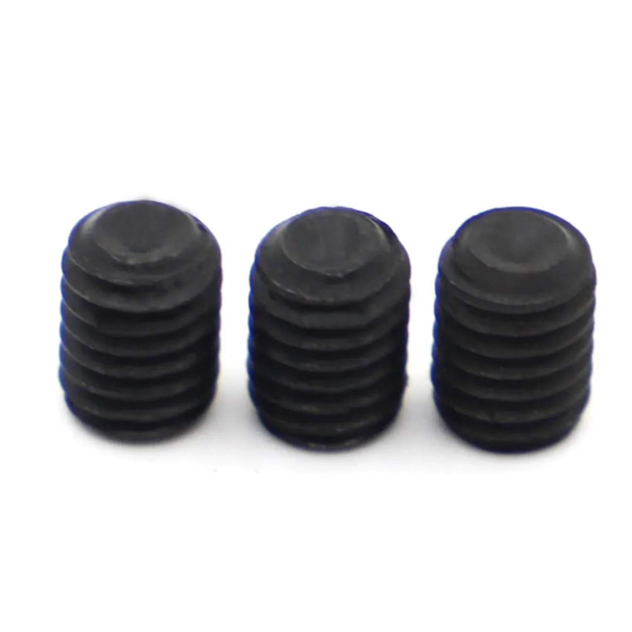 M1.6 M2 M2.5 M3 M3.5 M4 M5 M6 M8 M10 M12 DIN916 Black Grade 12.9 Steel Hex Hexagon Socket Allen Cup Point Grub Screw Set Bolt