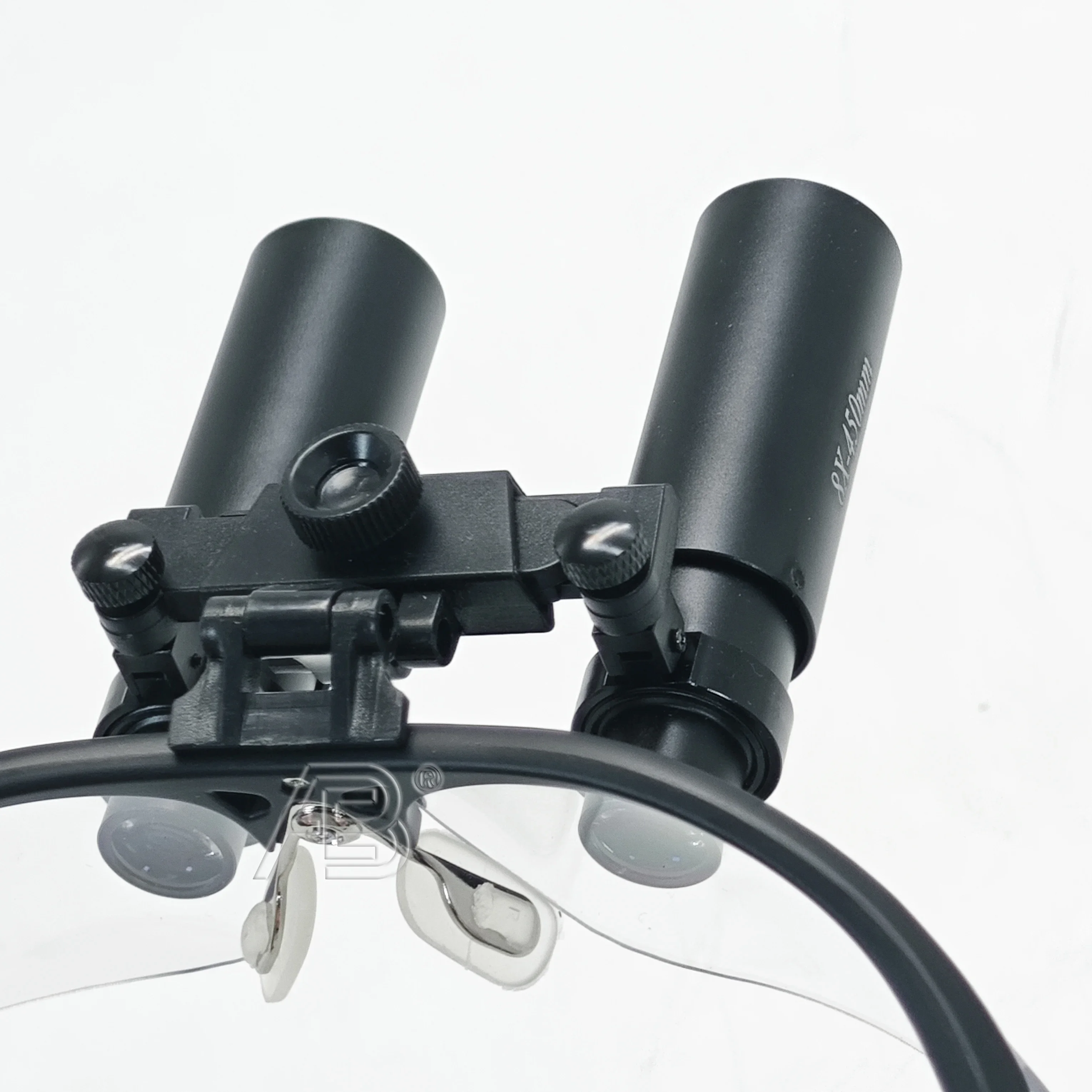 عدسة تكبير عالية 8x جديدة مع مصباح أمامي سلكي LED على شكل نظارات مكبر لجراحة الجراحة جهاز جماليات بيطرية #4